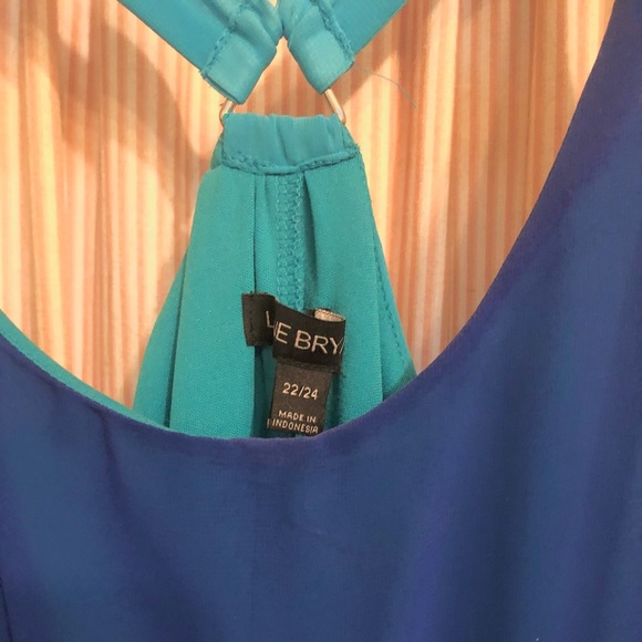 Lane Bryant 22 color block maxi-dress. - Picture 4 of 7